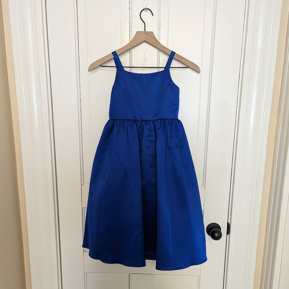 David's Bridal Horizon blue puffy formal dress size 5